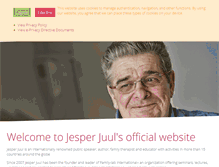 Tablet Screenshot of jesperjuul.com